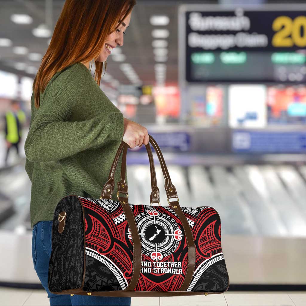 Aotearoa Proud To Be Maori Travel Bag New Zealand Fight Together - Aussie Hoodie