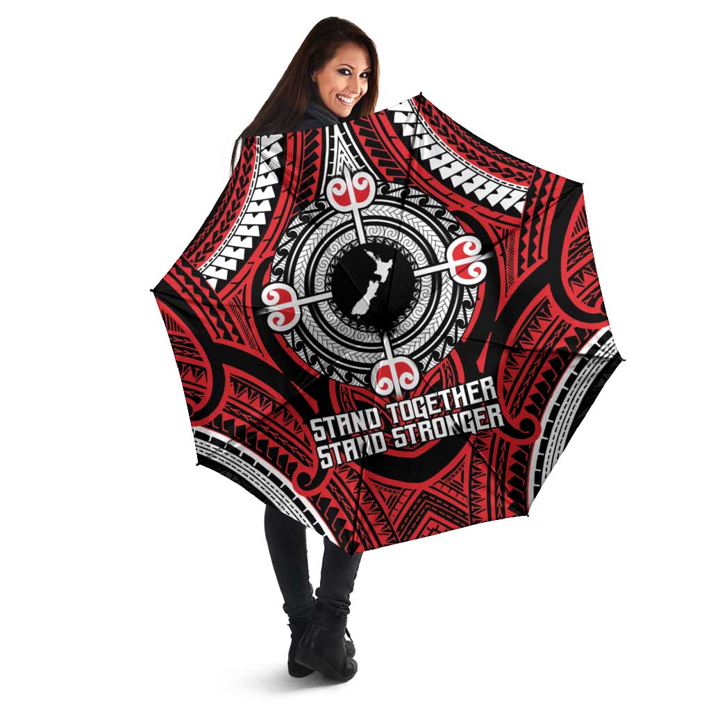 Aotearoa Proud To Be Maori Umbrella New Zealand Fight Together - Aussie Hoodie