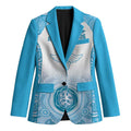 Aussie Nurse RN 2026 Personalised Blazer Blue Aboriginal Art Pattern Cultural Pride