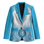 Aussie Nurse RN 2026 Personalised Blazer Blue Aboriginal Art Pattern Cultural Pride