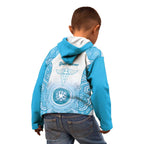 Aussie Nurse RN 2026 Personalised Kid Hoodie Blue Aboriginal Art Pattern Cultural Pride