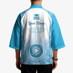 Aussie Nurse RN 2026 Personalised Kimono Blue Aboriginal Art Pattern Cultural Pride