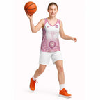 Aussie Nurse RN 2026 Personalised Basketball Jersey Pink Aboriginal Art Pattern Cultural Pride