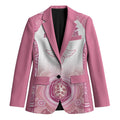 Aussie Nurse RN 2026 Personalised Blazer Pink Aboriginal Art Pattern Cultural Pride
