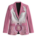 Aussie Nurse RN 2026 Personalised Blazer Pink Aboriginal Art Pattern Cultural Pride