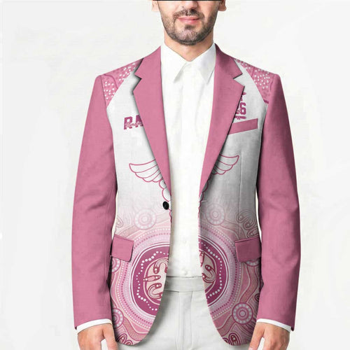 Aussie Nurse RN 2026 Personalised Blazer Pink Aboriginal Art Pattern Cultural Pride