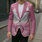 Aussie Nurse RN 2026 Personalised Blazer Pink Aboriginal Art Pattern Cultural Pride