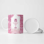 Aussie Nurse RN 2026 Personalised Ceramic Mug Pink Aboriginal Art Pattern Cultural Pride