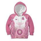 Aussie Nurse RN 2026 Personalised Kid Hoodie Pink Aboriginal Art Pattern Cultural Pride