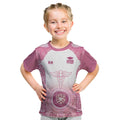 Aussie Nurse RN 2026 Personalised Kid T Shirt Pink Aboriginal Art Pattern Cultural Pride
