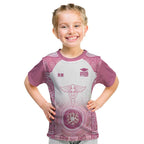 Aussie Nurse RN 2026 Personalised Kid T Shirt Pink Aboriginal Art Pattern Cultural Pride