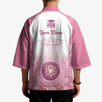 Aussie Nurse RN 2026 Personalised Kimono Pink Aboriginal Art Pattern Cultural Pride