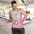 Aussie Nurse RN 2026 Personalised Men Tank Top Pink Aboriginal Art Pattern Cultural Pride