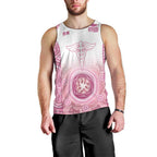 Aussie Nurse RN 2026 Personalised Men Tank Top Pink Aboriginal Art Pattern Cultural Pride