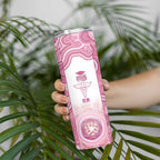 Aussie Nurse RN 2026 Personalised Skinny Tumbler Pink Aboriginal Art Pattern Cultural Pride