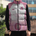 Aussie Nurse RN 2026 Personalised Sleeveless Puffer Jacket Pink Aboriginal Art Pattern Cultural Pride
