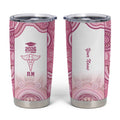 Aussie Nurse RN 2026 Personalised Tumbler Cup Pink Aboriginal Art Pattern Cultural Pride