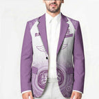 Aussie Nurse RN 2026 Personalised Blazer Purple Aboriginal Art Pattern Cultural Pride