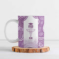 Aussie Nurse RN 2026 Personalised Ceramic Mug Purple Aboriginal Art Pattern Cultural Pride