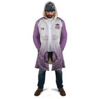 Aussie Nurse RN 2026 Personalised Cloak Purple Aboriginal Art Pattern Cultural Pride
