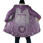Aussie Nurse RN 2026 Personalised Cloak Purple Aboriginal Art Pattern Cultural Pride
