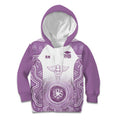 Aussie Nurse RN 2026 Personalised Kid Hoodie Purple Aboriginal Art Pattern Cultural Pride