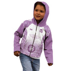 Aussie Nurse RN 2026 Personalised Kid Hoodie Purple Aboriginal Art Pattern Cultural Pride