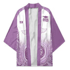 Aussie Nurse RN 2026 Personalised Kimono Purple Aboriginal Art Pattern Cultural Pride