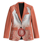 Aussie Nurse RN 2026 Personalised Blazer Red Aboriginal Art Pattern Cultural Pride