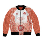 Aussie Nurse RN 2026 Personalised Bomber Jacket Red Aboriginal Art Pattern Cultural Pride