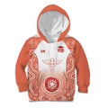 Aussie Nurse RN 2026 Personalised Kid Hoodie Red Aboriginal Art Pattern Cultural Pride