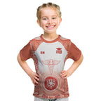 Aussie Nurse RN 2026 Personalised Kid T Shirt Red Aboriginal Art Pattern Cultural Pride