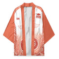 Aussie Nurse RN 2026 Personalised Kimono Red Aboriginal Art Pattern Cultural Pride