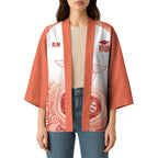 Aussie Nurse RN 2026 Personalised Kimono Red Aboriginal Art Pattern Cultural Pride