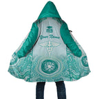 Aussie Nurse RN 2026 Personalised Cloak Turquoise Aboriginal Art Pattern Cultural Pride