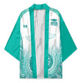Aussie Nurse RN 2026 Personalised Kimono Turquoise Aboriginal Art Pattern Cultural Pride