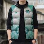 Aussie Nurse RN 2026 Personalised Sleeveless Puffer Jacket Turquoise Aboriginal Art Pattern Cultural Pride