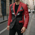 New Zealand Nurse RN 2026 Personalised Blazer Red Maori Pattern Cultural Pride