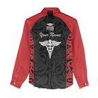 New Zealand Nurse RN 2026 Personalised Women Casual Shirt Red Maori Pattern Cultural Pride