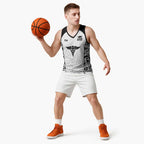 New Zealand Nurse RN 2026 Personalised Basketball Jersey White Maori Pattern Cultural Pride