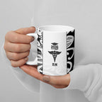 New Zealand Nurse RN 2026 Personalised Ceramic Mug White Maori Pattern Cultural Pride