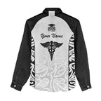 New Zealand Nurse RN 2026 Personalised Women Casual Shirt White Maori Pattern Cultural Pride