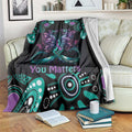 Personalised Hope Fight Suicide Prevention Awareness Blanket Aboriginal Motif
