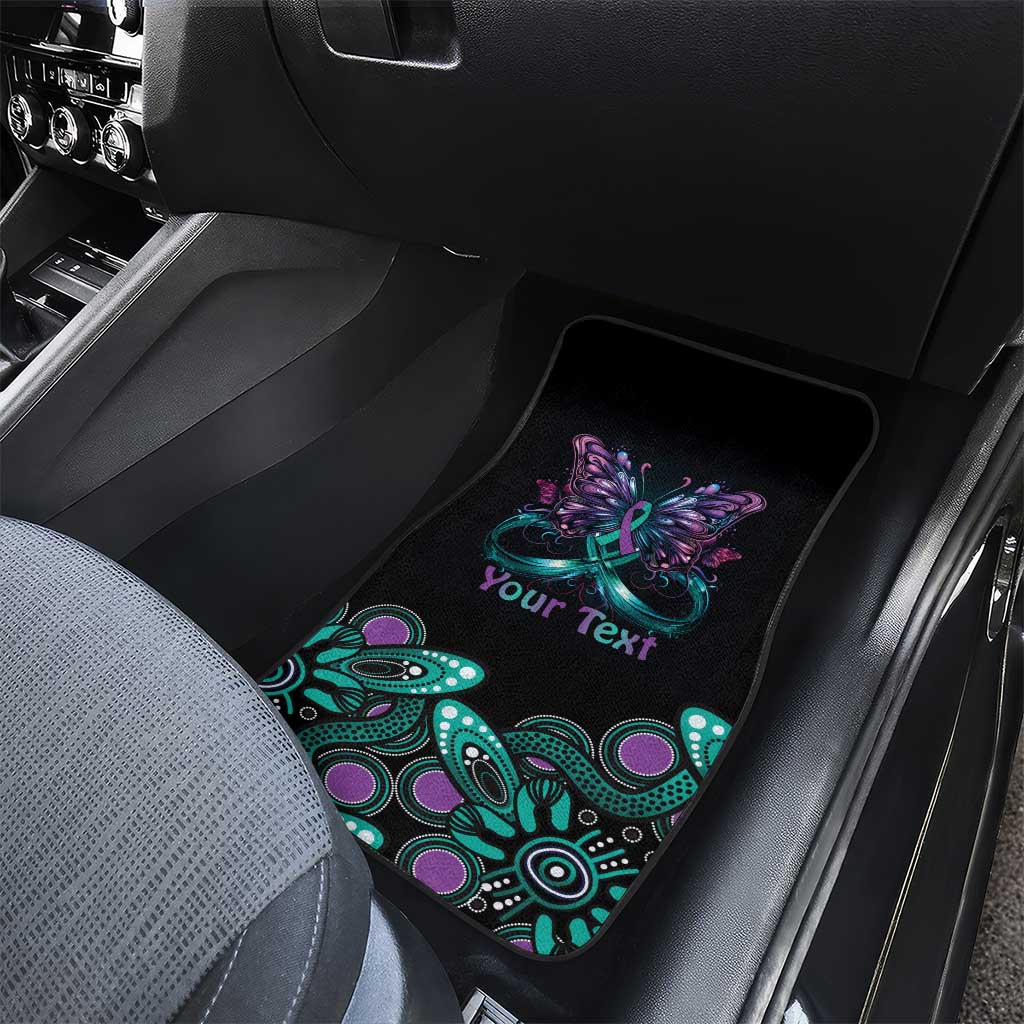 Personalised Hope Fight Suicide Prevention Awareness Car Mats Aboriginal Motif