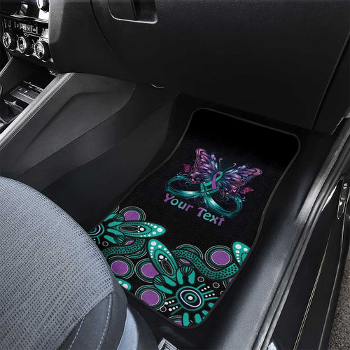 Personalised Hope Fight Suicide Prevention Awareness Car Mats Aboriginal Motif
