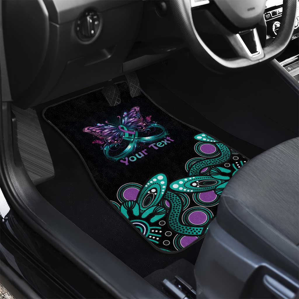 Personalised Hope Fight Suicide Prevention Awareness Car Mats Aboriginal Motif