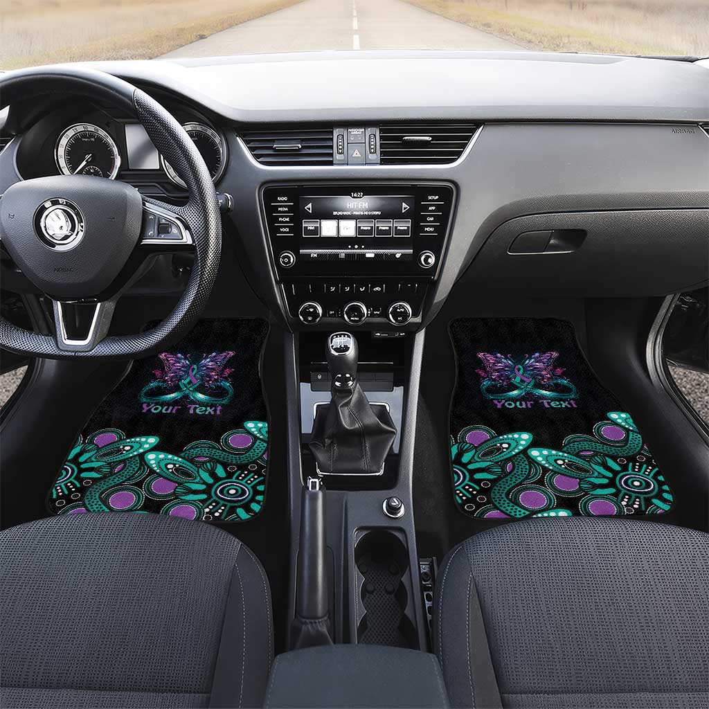 Personalised Hope Fight Suicide Prevention Awareness Car Mats Aboriginal Motif