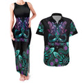 Personalised Hope Fight Suicide Prevention Awareness Couples Matching Tank Maxi Dress and Hawaiian Shirt Aboriginal Motif