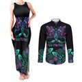 Personalised Hope Fight Suicide Prevention Awareness Couples Matching Tank Maxi Dress and Long Sleeve Button Shirt Aboriginal Motif