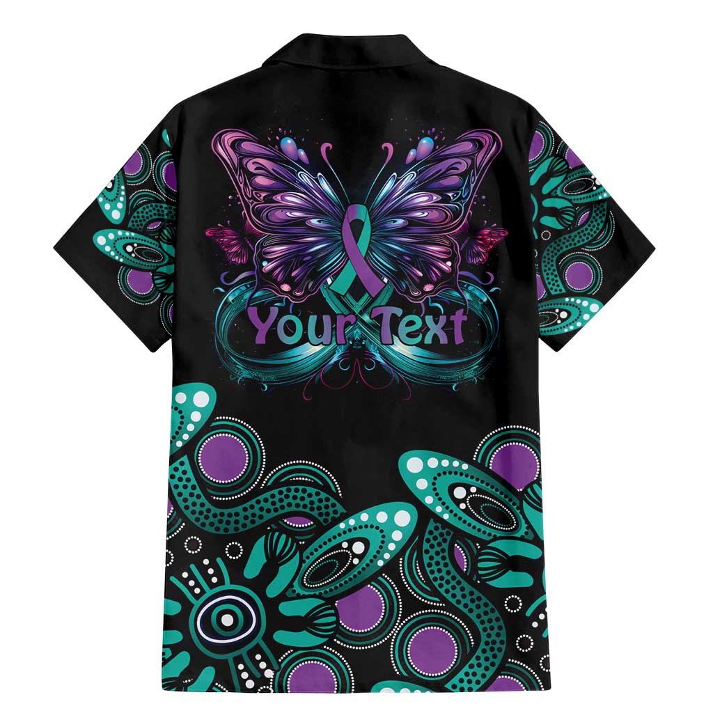 Personalised Hope Fight Suicide Prevention Awareness Family Matching Mermaid Dress and Hawaiian Shirt Aboriginal Motif